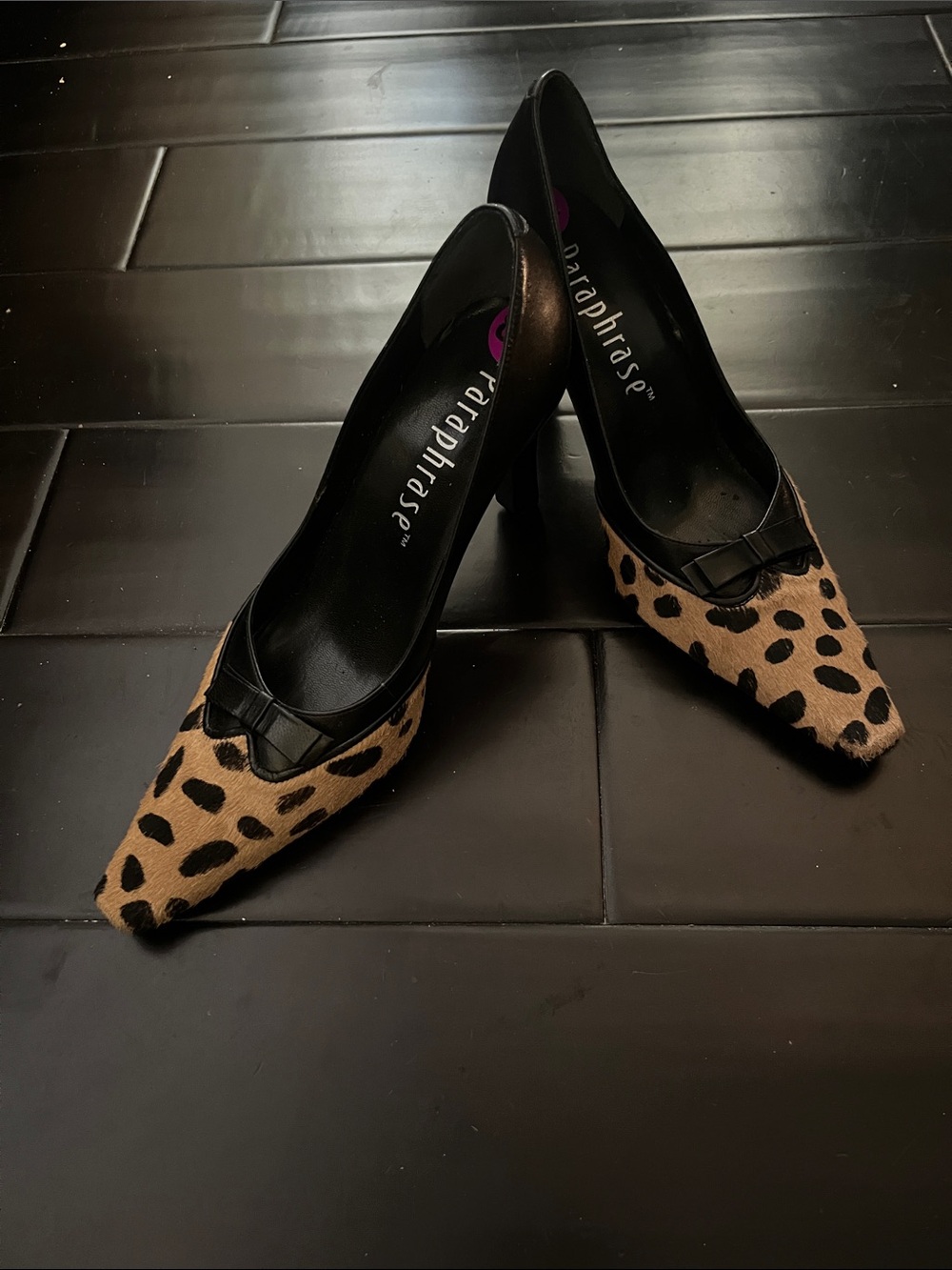Gorgeous Paraphrase brand high heel shoes